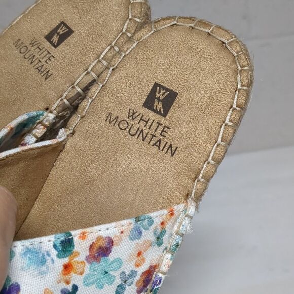 WHITE MOUNTAIN Women's Beachball Espadrille Wedge Sandal Size 8.5 - Picture 2 of 7